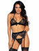 EAN 0714718555249 - Leg Avenue 81631_00101 conjunto de ropa interior y bodi Negro imagen 2