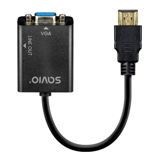 EAN 5901986048947 - Savio AK-76 adaptador de cable de vídeo Negro imagen 1