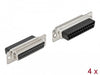 EAN 4043619667215 - DeLOCK 66721 conector D-Sub 25 pin Negro, Plata imagen 1