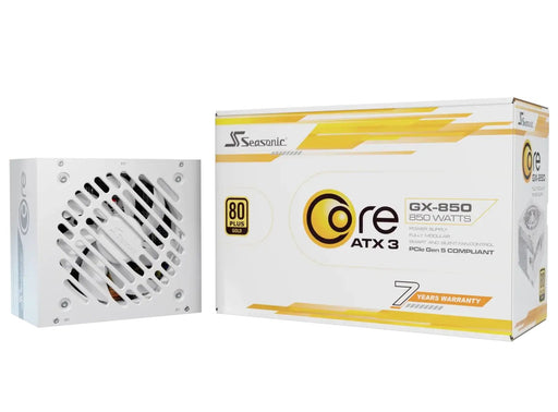 EAN 4711173878728 - Seasonic CORE GX-850 unidad de fuente de alimentación 850 W 20+4 pin ATX ATX Blanco imagen 1