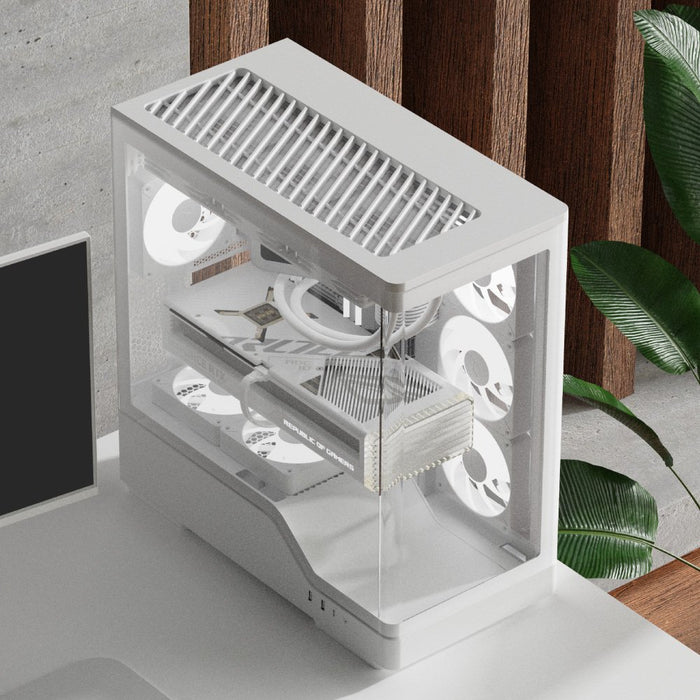 EAN 4711530964088 - Aerocool P500A-WT Midi Tower Blanco imagen 8