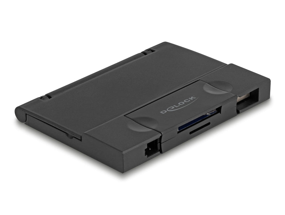 EAN 4043619910144 - DeLOCK 91014 lector de tarjeta USB 3.2 Gen 1 (3.1 Gen 1) Type-A/Type-C Negro imagen 2