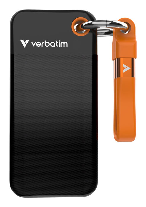 EAN 23942324355 - Verbatim 32435 unidad externa de estado sólido 128 GB USB Tipo C 3.2 Gen 2 (3.1 Gen 2) Negro, Naranja imagen 2