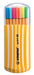 EAN 4006381458900 - STABILO point 88 rotulador de punta fina Fino Negro, Azul, Marrón, Verde, Lila, Ocre, Naranja, Oliva páli imagen 1