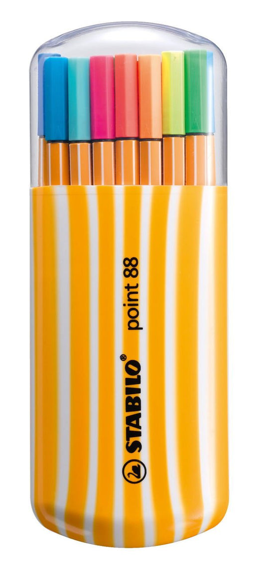 EAN 4006381458900 - STABILO point 88 rotulador de punta fina Fino Negro, Azul, Marrón, Verde, Lila, Ocre, Naranja, Oliva páli imagen 1