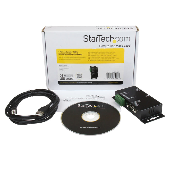 EAN 0065030830683 - StarTech.com ICUSB422IS cambiador de género para cable USB B RS-422/485 Negro imagen 4