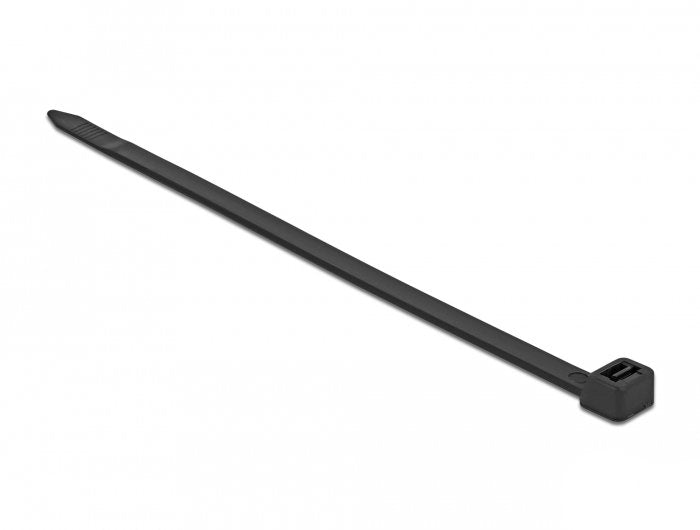 EAN 4043619196463 - DeLOCK 19646 presilla Brida reutilizable Nylon Negro 10 pieza(s) imagen 1