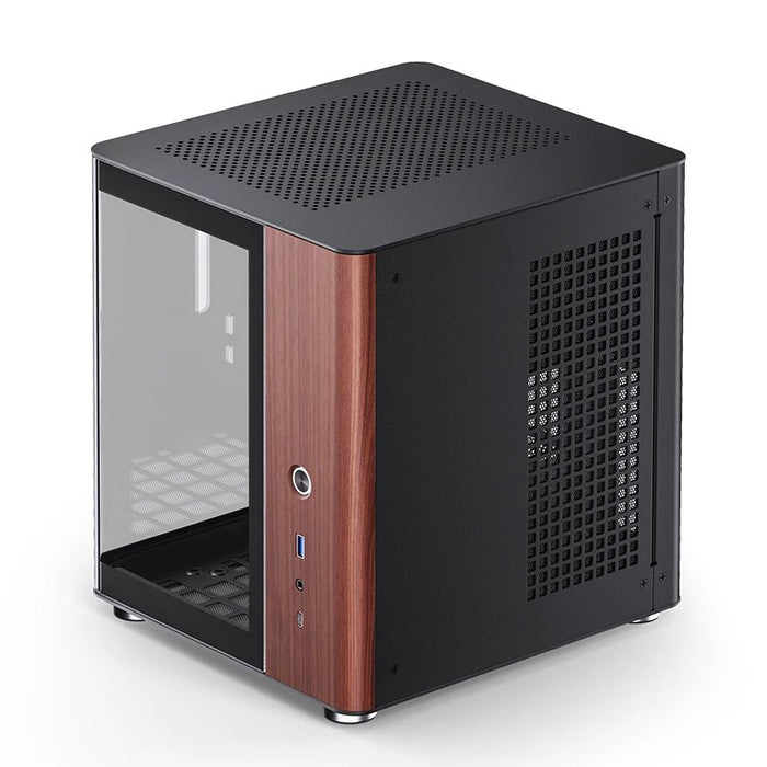 EAN 6970620554099 - Jonsbo TK-0 BLACK carcasa de ordenador Negro, Madera imagen 11