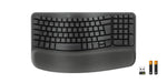 EAN 5099206117242 - Logitech ERGO Wave Keys teclado Oficina RF Wireless + Bluetooth QWERTZ Suizo Grafito imagen 2