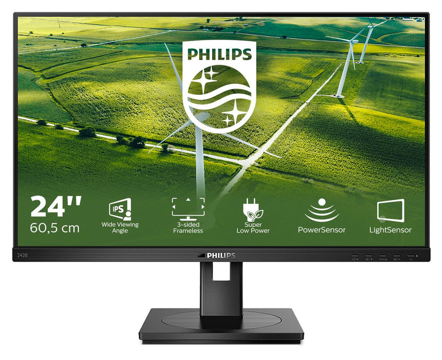 EAN 8712581772345 - Philips 242B1G/01 pantalla para PC 60,5 cm (23.8") 1920 x 1080 Pixeles Full HD LED Negro imagen 1