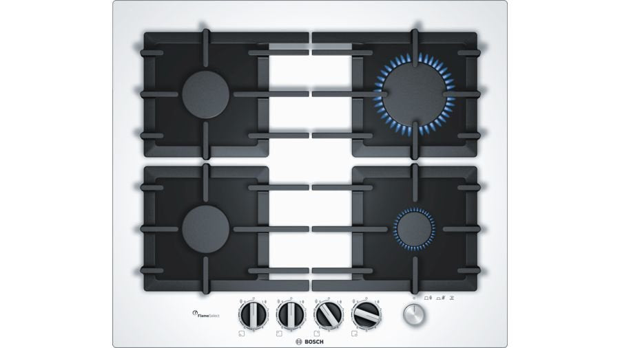 EAN 4242002914800 - Bosch Serie 6 Gas cooktop PPP6A2M90 4 fields white color Blanco Integrado 60 cm Encimera de gas 4 zona(s) imagen 1