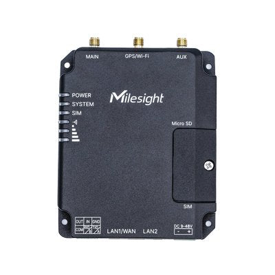 EAN 6974225032426 - Milesight UR32-L04AF-W-485 router inalámbrico Ethernet rápido Banda única (2,4 GHz) 4G Negro imagen 1