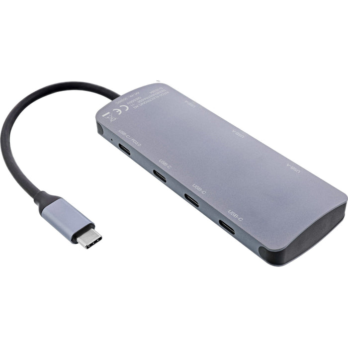 EAN 4043718312191 - InLine 35392C hub de interfaz USB Tipo C 10000 Mbit/s Gris imagen 1