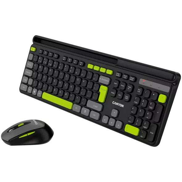 EAN 5291485015671 - Canyon HSET-W5 teclado Ratón incluido Hogar / Oficina RF inalámbrico QWERTY Inglés de EE. UU. Blanco imagen 7