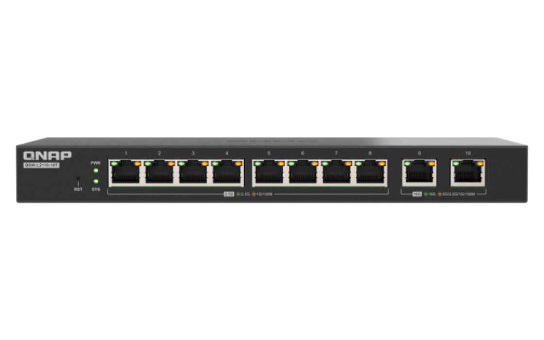 EAN 4711103091647 - QNAP QSW-L2110-10T switch Gestionado Escritorio Negro imagen 1
