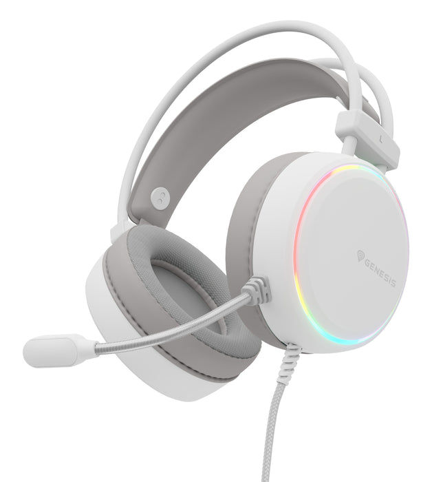 EAN 5901969449259 - GENESIS NSG-2308 auricular y casco Auriculares Alámbrico Diadema Juego USB tipo A Blanco imagen 5