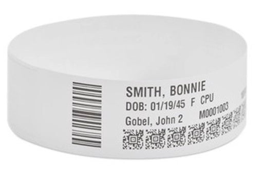 EAN 5711783227168 - Zebra ZBAND3 muñequera Blanco Pulsera de hospital imagen 1