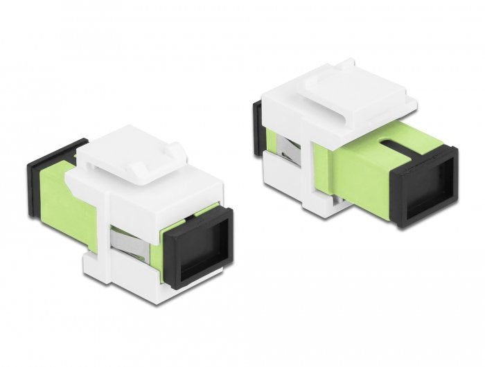 EAN 4043619868131 - DeLOCK Keystone Module SC Simplex female to SC Simplex female Cal, Blanco imagen 3