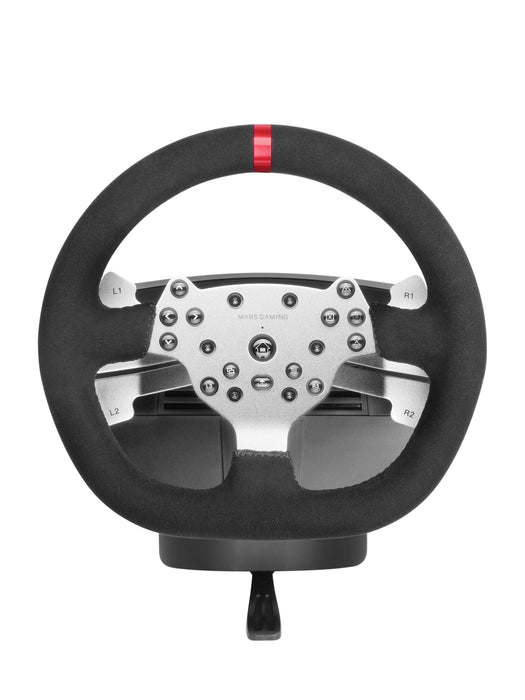 EAN 8435693109655 - Mars Gaming MWHRSX mando y volante Negro Volante + Pedales Analógico/Digital Android, PC, PlayStation 4,  imagen 10
