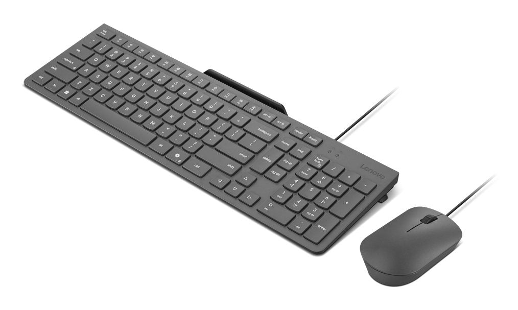 EAN 0195892110774 - Lenovo GX31R09794 teclado Ratón incluido Hogar / Oficina USB Español Gris imagen 2