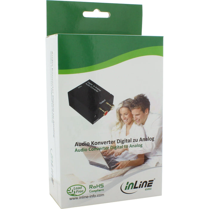 EAN 4043718207589 - InLine 65002 convertidor de audio Negro imagen 4