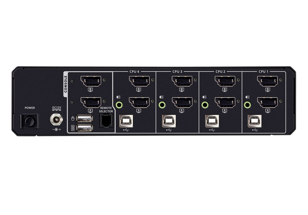 EAN 4710469349805 - ATEN CS1144DPH4-AT-G interruptor KVM Negro imagen 3