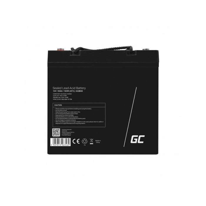 EAN 5907813963469 - Green Cell AGM49 batería de vehículos AGM (Separador de fibra de vidrio absorbente) 55 Ah 12 V Barcos/rec imagen 5