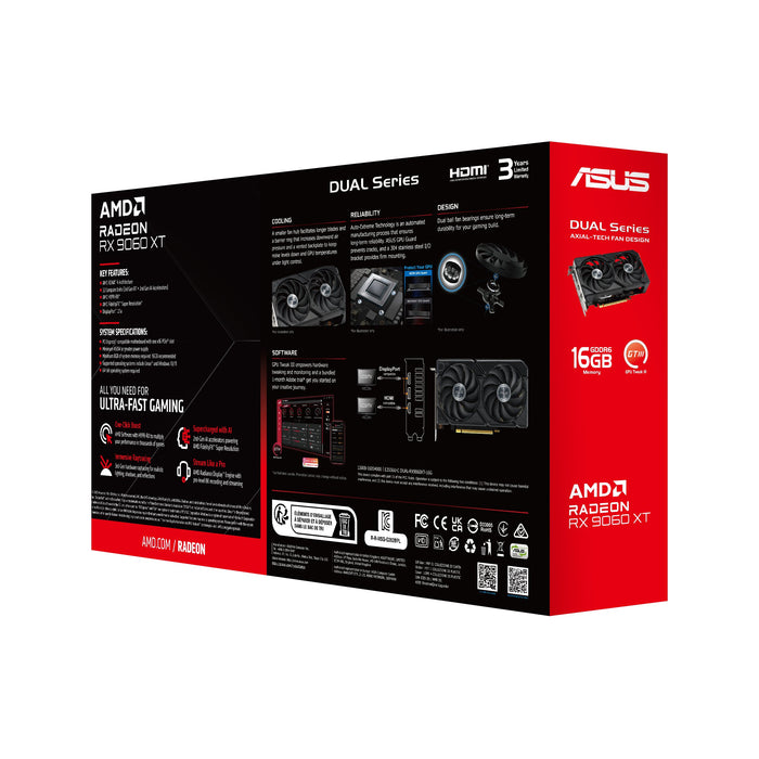 EAN 4711636196772 - ASUS Dual -RX9060XT-16G AMD Radeon RX 9060 XT 16 GB GDDR6 imagen 14