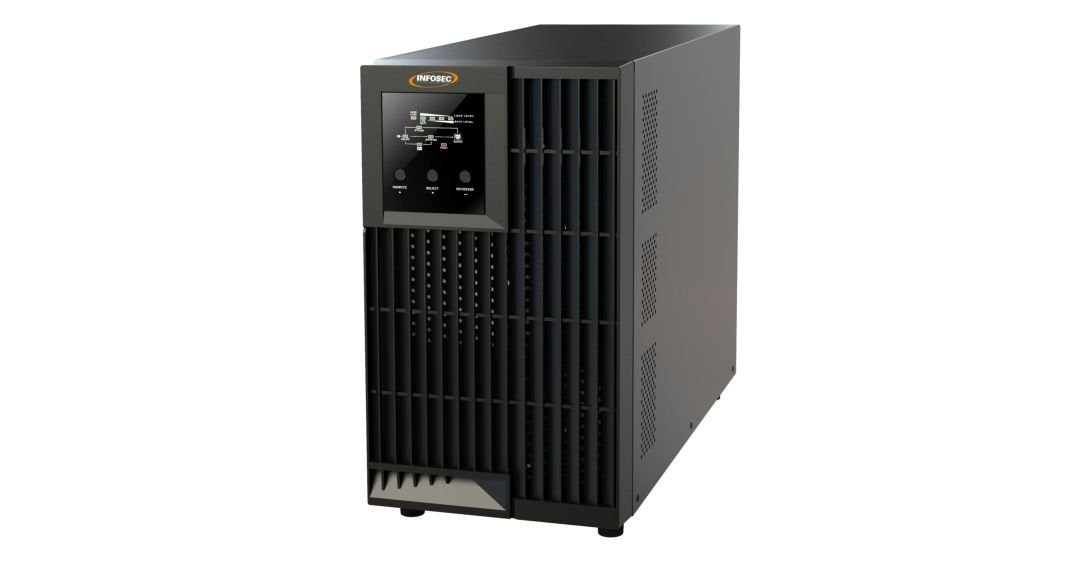 EAN 3700085674192 - Infosec E4 Value 3000 sistema de alimentación ininterrumpida (UPS) Doble conversión (en línea) 3 kVA 2400 imagen 2