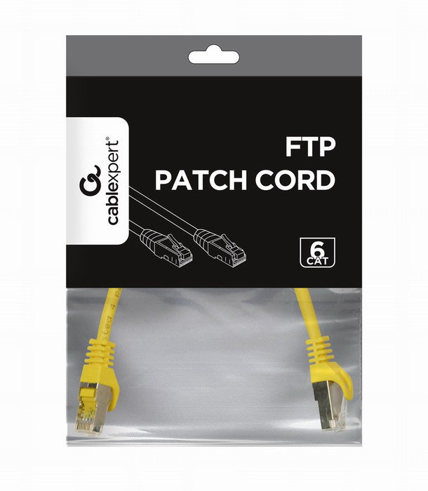 EAN 8716309101622 - Gembird PP6-0.25M/Y cable de red Amarillo 0,25 m Cat6 F/UTP (FTP) imagen 4