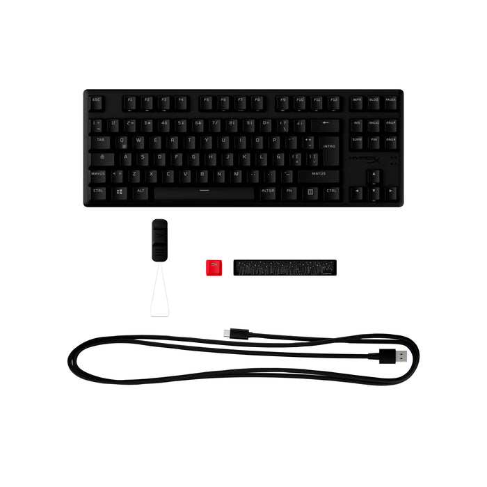 EAN 0196337969827 - HyperX Alloy Origins Core PBT HX Aqua Gaming Keyboard teclado Juego USB Negro imagen 1