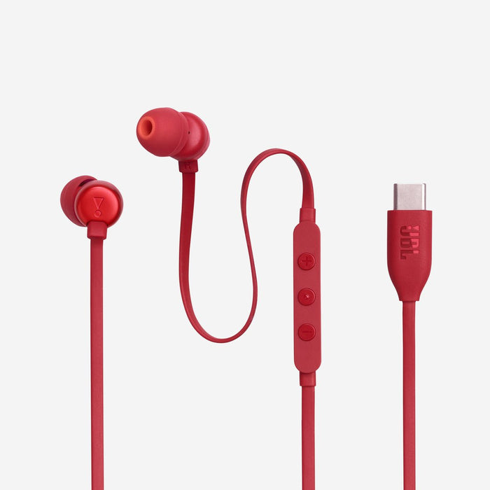 EAN 1200130011177 - JBL Tune 310C Auriculares Alámbrico Dentro de oído Llamadas/Música USB Tipo C Rojo imagen 2