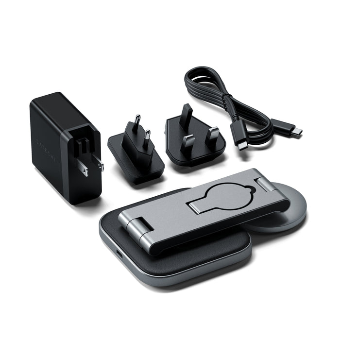 EAN 810086361175 - Satechi ST-Q31FM-EA cargador de dispositivo móvil Auriculares, Smartphone, Reloj inteligente Gris, Negro U imagen 5