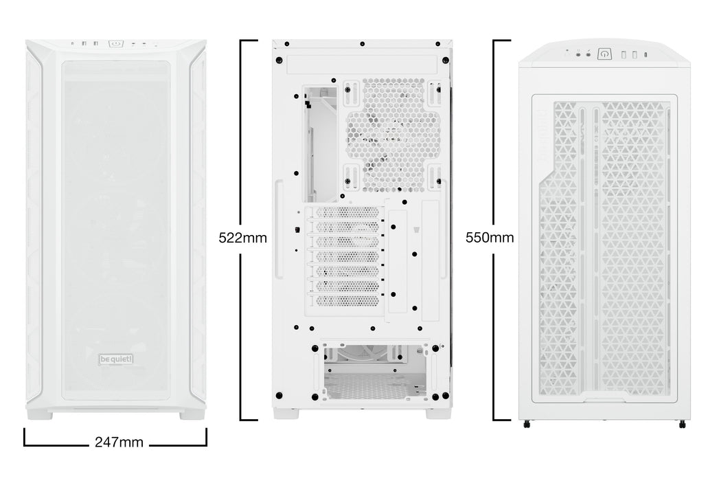 EAN 4260052190647 - be quiet! Shadow Base 800 FX White Midi Tower Blanco imagen 2