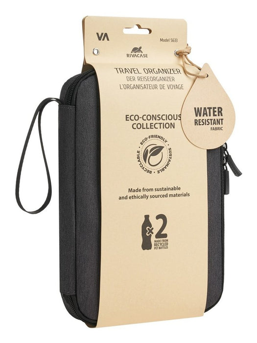 EAN 4260709014272 - Rivacase Suzuka organizador personal Poliéster, Tereftalato de polietileno reciclado (rPET) Gris imagen 9