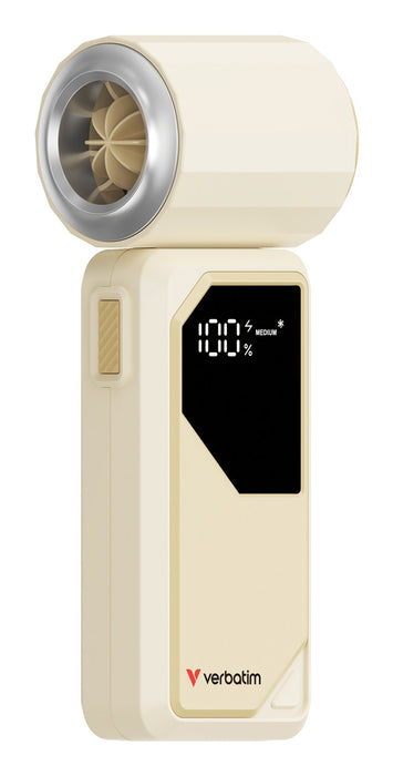 EAN 23942323419 - Verbatim Cool 'n' Go AirJet Plata, Blanco Ventilador de mano imagen 1