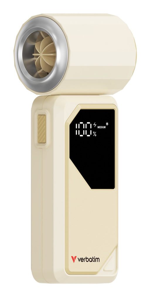 EAN 23942323419 - Verbatim Cool 'n' Go AirJet Plata, Blanco Ventilador de mano imagen 1