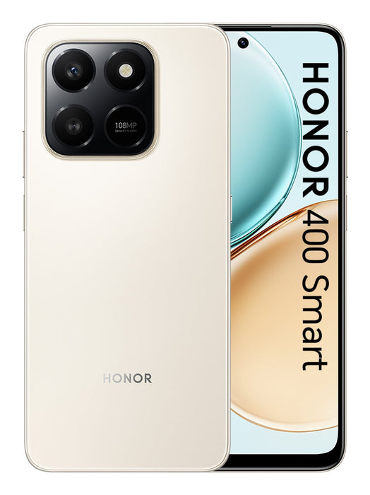 EAN 6936520876341 - Honor 400 SMART 17,2 cm (6.77") SIM doble MagicOS 9.0 4G 6 GB 128 GB 6500 mAh Oro imagen 1