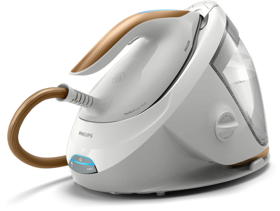 EAN 8720389001222 - Philips 7000 series PSG7040/10 estación plancha al vapor 2100 W 1,8 L Suela SteamGlide Elite Oro, Blanco imagen 1