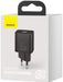 EAN 6953156205062 - Baseus CCSUPJ01 cargador de dispositivo móvil Universal Negro Corriente alterna Carga rápida Interior imagen 3