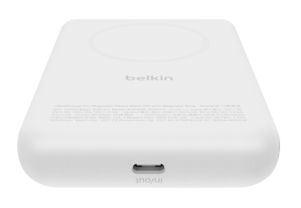 EAN 0745883943012 - Belkin BPD014hqWH 10000 mAh Cargador inalámbrico Blanco imagen 4