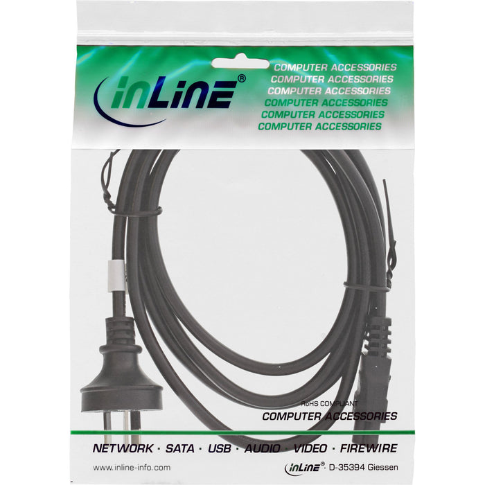 EAN 4043718167746 - InLine 4043718167746 Negro 2 m AS3112 C5 acoplador imagen 2