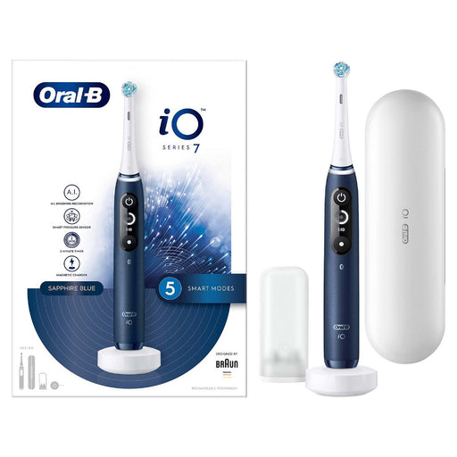 EAN 4210201409434 - Oral-B iO iO7 Adulto Cepillo dental giratorio Azul imagen 1