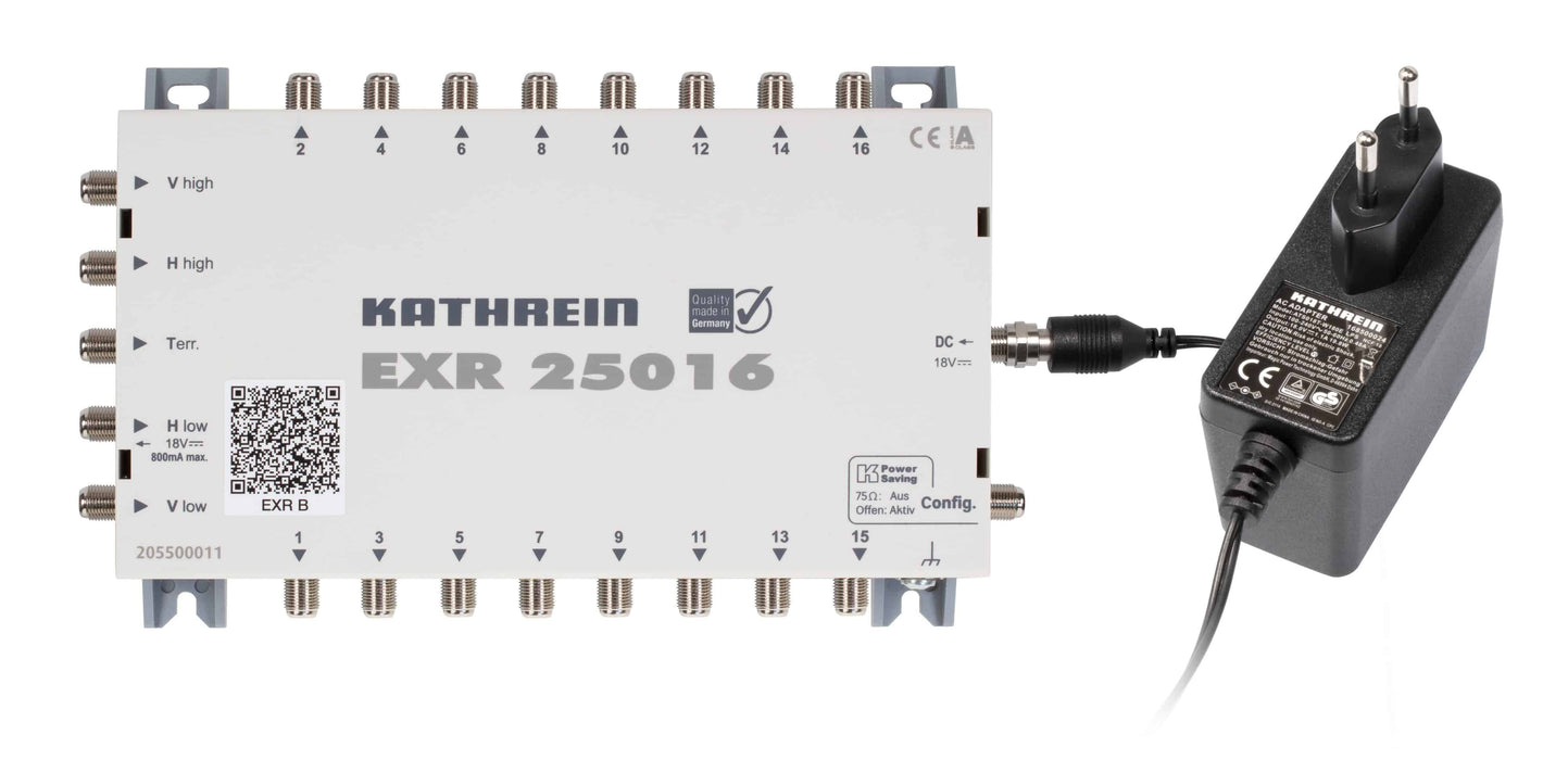 EAN 4063242002832 - Kathrein EXR 25016 conmutador múltiple para satélite 5 Entradas 16 Salidas imagen 1