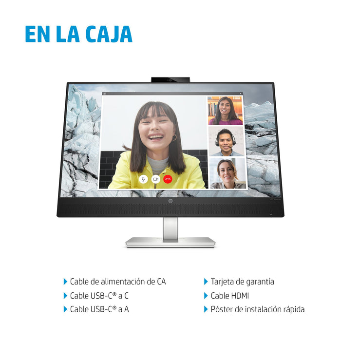 EAN 5715063337745 - HP E27m G4 QHD USB-C Conferencing Monitor pantalla para PC 68,6 cm (27") 2560 x 1440 Pixeles Quad HD LCD  imagen 3