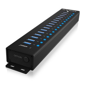 EAN 4250078173281 - ICY BOX IB-HUB1717-U3 USB 3.2 Gen 1 (3.1 Gen 1) Type-A 5000 Mbit/s Negro imagen 2
