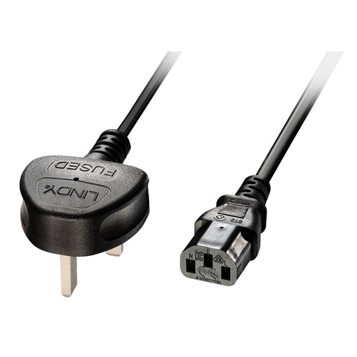 EAN 4002888304344 - Lindy 30434 cable de transmisión Negro 3 m Enchufe tipo G C13 acoplador imagen 1