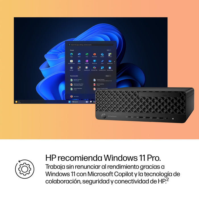 EAN 826581234838 - HP EliteDesk 8 SFF G1i Desktop AI PC Wolf Pro Security Edition Intel Core Ultra 5 235 32 GB DDR5-SDRAM 1 T imagen 14