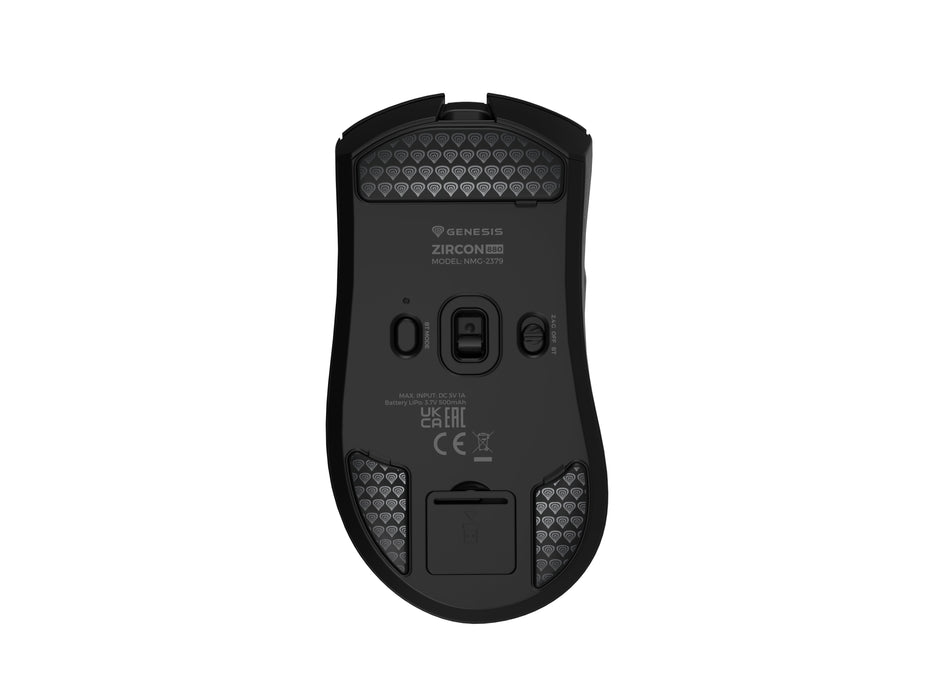EAN 5901969449976 - GENESIS Zircon 880 ratón Juego Mano derecha RF Wireless + Bluetooth + USB Type-C Óptico 12000 DPI imagen 11