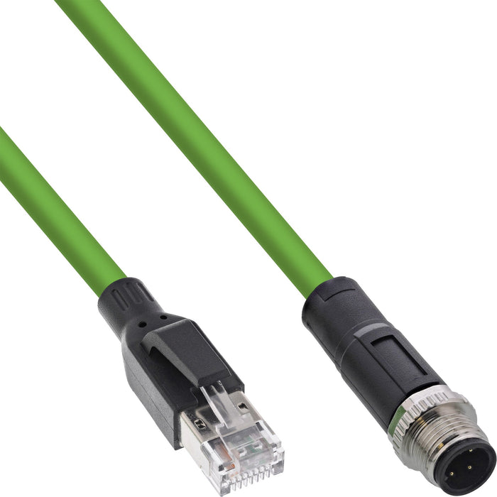 EAN 4043718318568 - InLine 40407 cable para sensor y actuador 7,5 m M12 RJ-45 Verde imagen 1